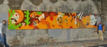 Conmocion mural installed